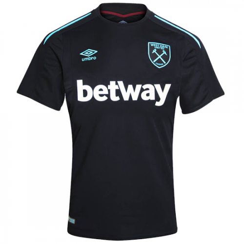 West Ham United Away Soccer Jersey 2017/18 Black